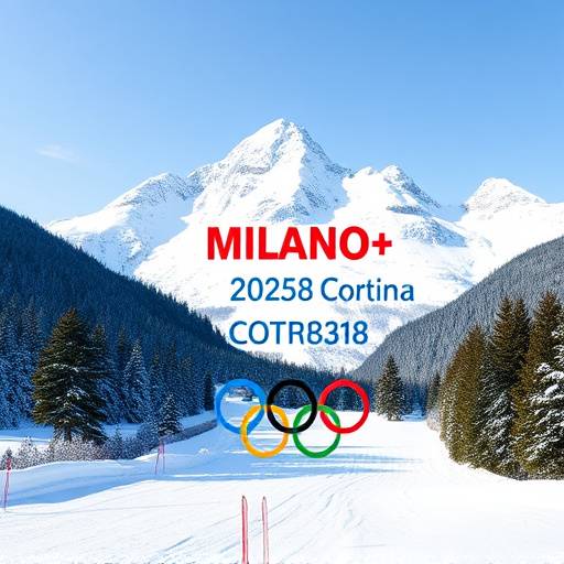 Logo delle Olimpiadi Invernali Milano-Cortina 2026